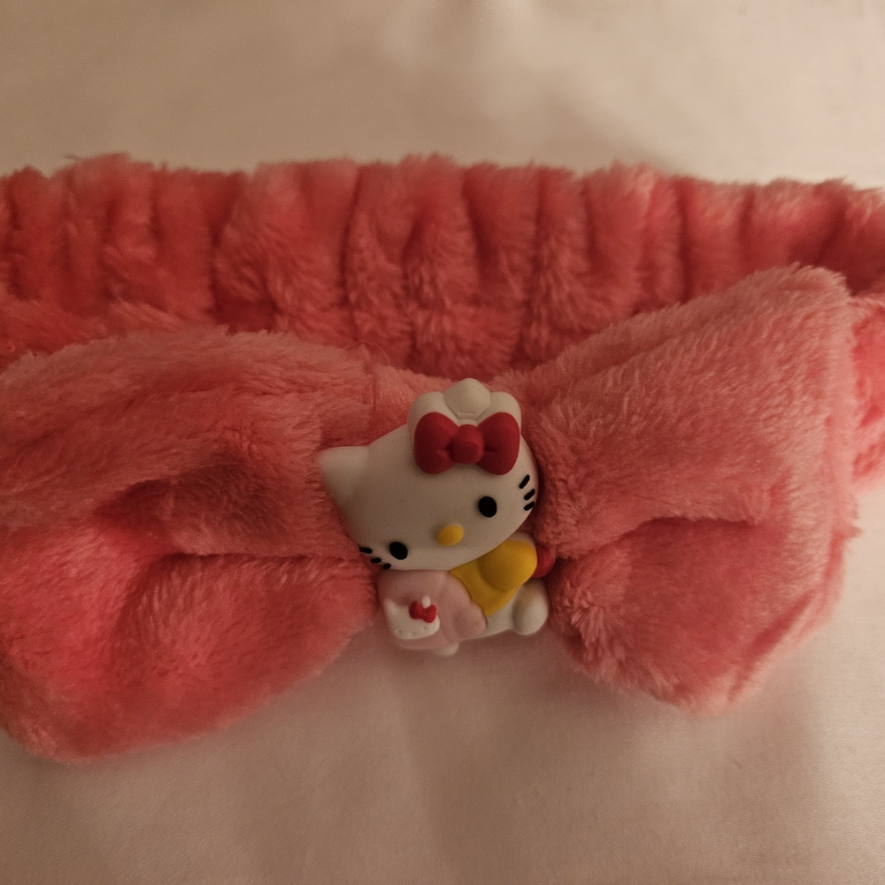 Hello Kitty Pink Plush Headbands